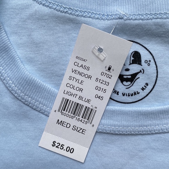 NWT PacSun cropped tee with scalloped trim. Size M. - Picture 7 of 9